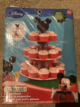 Wilton 070896152701 Mickey Mouse Clubhouse Cupcake Stand New Holds 24 Cupcakes Birthday Party