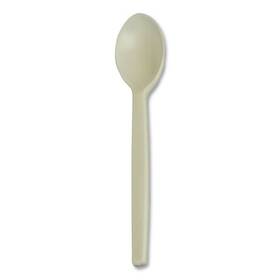 Wna 644632902488 Ecosense Renewable Plant Starch Cutlery Spoon Plastic Cream 50/pack