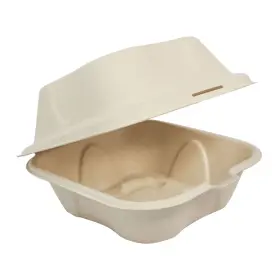 To-sc-u15b-lfp World Centric Fiber 6 X 3 Inch Burger Box - 500 / Cs