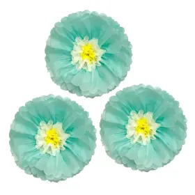 A70252c1 Wrapables Set Of 3 Tissue Flower Pom Poms Party Decorations For Weddings Birthday Part