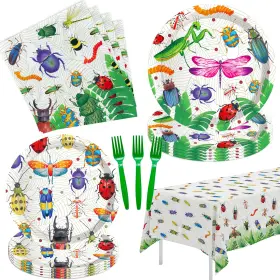 Nok0089 Xenorik Bug Birthday Party Decorations Dinnerware Supplies Plate