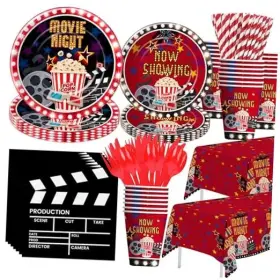 Xgb0461 Xigejob Movie Night Supplies Decorations Tableware - Red Carpet