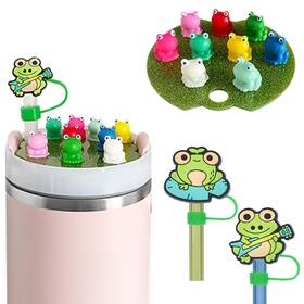 Xyntara Xy-stlbd2-rrog Rrog Stanley Cup Lid Accessories 12pcs 10mm Silicone Straw Covers Cap For Tum