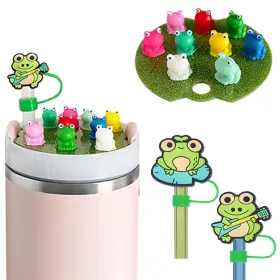 Xy-stlbd2-rrog Xyntara Rrog Stanley Cup Lid Accessories 12pcs 10mm Silicone Straw Covers Cap For Tum