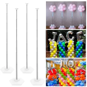B0b5qgddsg Yallove Telescopic Balloon Column Stand 4-pack 16 Inch -80 Adjustable Height