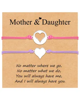 Ye-bx05 Yeluwa Daughter Gifts From Mom Mother Bracelets Set For 2 Mothers Day Gift