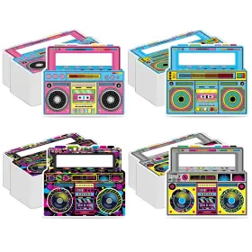 Ld0579 Yiaoyinnz 100 Pcs Radio Boombox Napkins Back To 80s 90s Party Decorations Retro