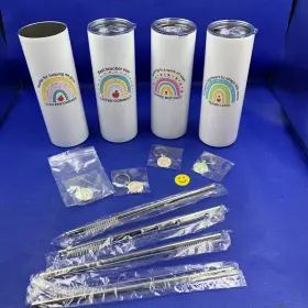 Lt-yinder-2103 Yinder 4x Valentines Gift For Teachers Stainless Steel Tumblers With Key Read Descrip