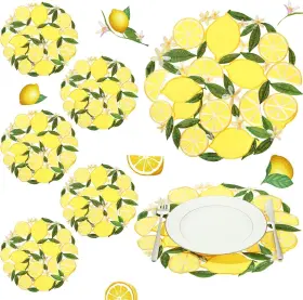 Hf-yingzhao-456 Yingzhao 6 Pcs Spring Summer Embroidered Approx. 14 Inches As Shown In The Picture