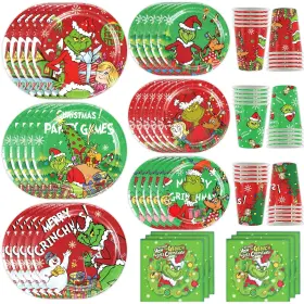 Yizeda 782084650523 Christmas Party Supplies Favors Tableware Includes