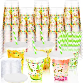 Mpc001 Yoiemivy 100 Pack Mexican Fiesta Party Cups 14 Oz