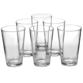 Yuyuhua A4001 Clear Plastic Drinking Glasses - Bpa Free 6 Count Pack Of 1