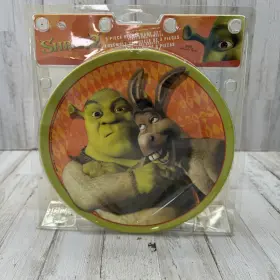 Zak Designs 707226207908 Y2k Shrek Dinnerware Mealset Melamine Dishwasher Safe Plate Bowl Tumbler Cup New
