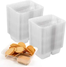 0200 Zandfelo 200 Pcs Plastic Nacho Trays Small Disposable Tray For Nachos And Cheese Dip Clea