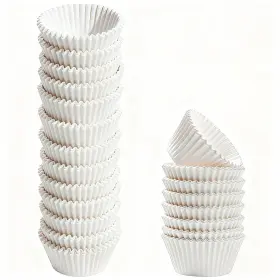 Dgzt-1000p Zepkouel 1000 Pcs 1 Inch Mini Muffin Liners Liner For Baking White