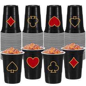 Ziliny Jne-ziliny-746 48 Pcs Casino Party Cups 16 Oz Theme Decorations Plastic