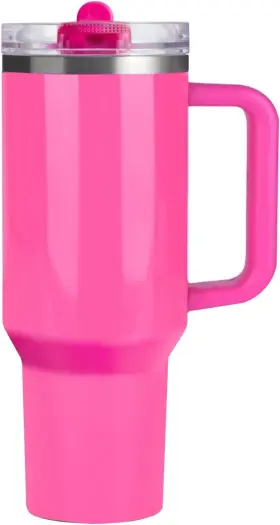 Sdl-03 Zjt 40 Oz Tumbler With Handle Quenchers Protour Ounces Rose Red