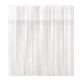 Zdd100tm21dlbz Zmaxqii Individually Wrapped 100 Pcs Clear Flexible Plastic Straws Standard