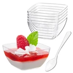 Zezzxu 100 Pack 2 Oz Mini Dessert Cups With Spoons, Reusable Small Appetizer New. Price: $14.95.