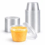 Plastic Souffle Cups 5.5 Oz Crystal Clear Lids Pack Of 50 4U-SC 4ULIFE New. Price: $20.00.