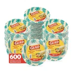 Glad Round Disposable Palm Leaf Paper Plates - Strong, Sturdy, Soak Proof New. Price: $135.20.