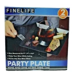 Finelife Products Party Plate 2PC Plastic Wine Glass 9 Open Box New. Price: $17.80.