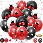 Ladybug Party Balloons Decorations Supplies, 50PCS Disposable Red Black Polka... New. Price: $13.63.