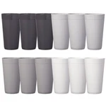 Newport 20 Ounce Unbreakable Plastic Stackable Water Tumblers In Grey Stone Se. Price: $24.70.