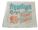 Freudian Paper Cocktail Napkin 60 Funny Sayings Fort Howard Syke O. Cas 20 Vtg Used. Price: $16.00.