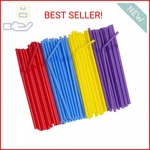 Comfy Package 500 Count Flexible Plastic Drinking Straws - Disposable Swizzle New. Price: $18.05.