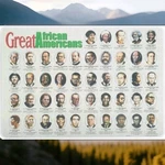 Painless Learning : Great African Americans Placemat New. Price: $9.99.