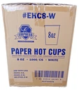 Empress EHC8-W Paper Hot Cups, Disposable, Oz, White, 1000/CS New. Price: $92.99.