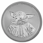 2023 Baby Yoda Grogu Star Wars 1 Oz .999 Silver $2 Coin Mandalorian New Capsule. Price: $100.99.