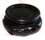 Oriental Asian Black 3-FOOTED Round Display Stand, Hong Kong, Up To 1-3/8" Used. Price: $9.99.