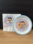 Peanuts Snoopy Vintage Hallmark Ambassador Lucy Paper Plates Napkins Party Suppl New. Price: $14.94.