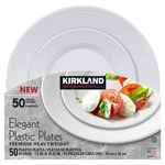 Kirkland Signature Elegant Plastic Party Food 19CM & 26CM Round 50 Plates Pack New. Price: $28.40.