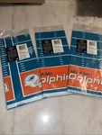 3 54 X 96 Inch Miami Dolphins Nfl Pro Football Plastic Table Cover, New. Price: $27.00.