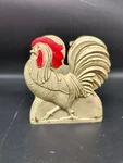 Vintage Rooster Napkin Holder: French Country/cottage Home Pre-owned. Price: $15.00.