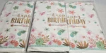 Creative Converting 3 Piece Table Covers Size 54/96 Happy Birthday New. Price: $32.00.