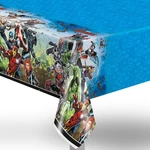 Unique Avengers Rectangular Plastic Table Cover - 54" X 84", 1 Pc New. Price: $7.34.