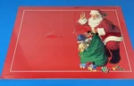 Vtg 1978 Red Christmas Placemats Santa Toys American Greetings Unused Pkg Of. Price: $12.00.