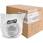 Genuine Joe Reusable Plastic White Plates - 125 / Pack Serving Disposable New. Price: $99.95.