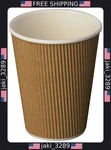 Genuine Joe 12OZ Rippled Hot Cups, 25 Count - Perfect For Your Beverages New. Price: $28.02.