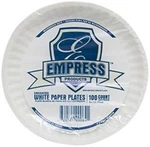 Empress 6INCH White Paper Plates 1000 Pack Disposable Party Bulk Uncoated New. Price: $25.29.