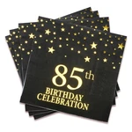 50 Pack 85 Years Old Birthday Party 3 Layers NAPKINS6.5 X Paper Napkin... New. Price: $20.25.