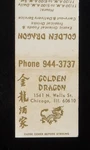 1970S Golden Dragon Exotic Oriental Foods & Tropical Drinks Chineses Chicago Il Used. Price: $5.03.