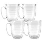 Tervis 16OZ Clear Insulated Collection - 4PK, Mug, Set OF4, New. Price: $42.65.