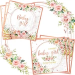 40PCS Sweet Baby Girl Napkins Rose Gold Shower Disposable Waterc... New. Price: $12.25.