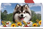 Pomsky Summer Flowers Mail Box Cover New. Price: $28.95.