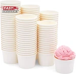 Juvale Ice Cream Cups - Disposable Paper Bowls & Dessert For Sundae Bar Sup New. Price: $28.26.